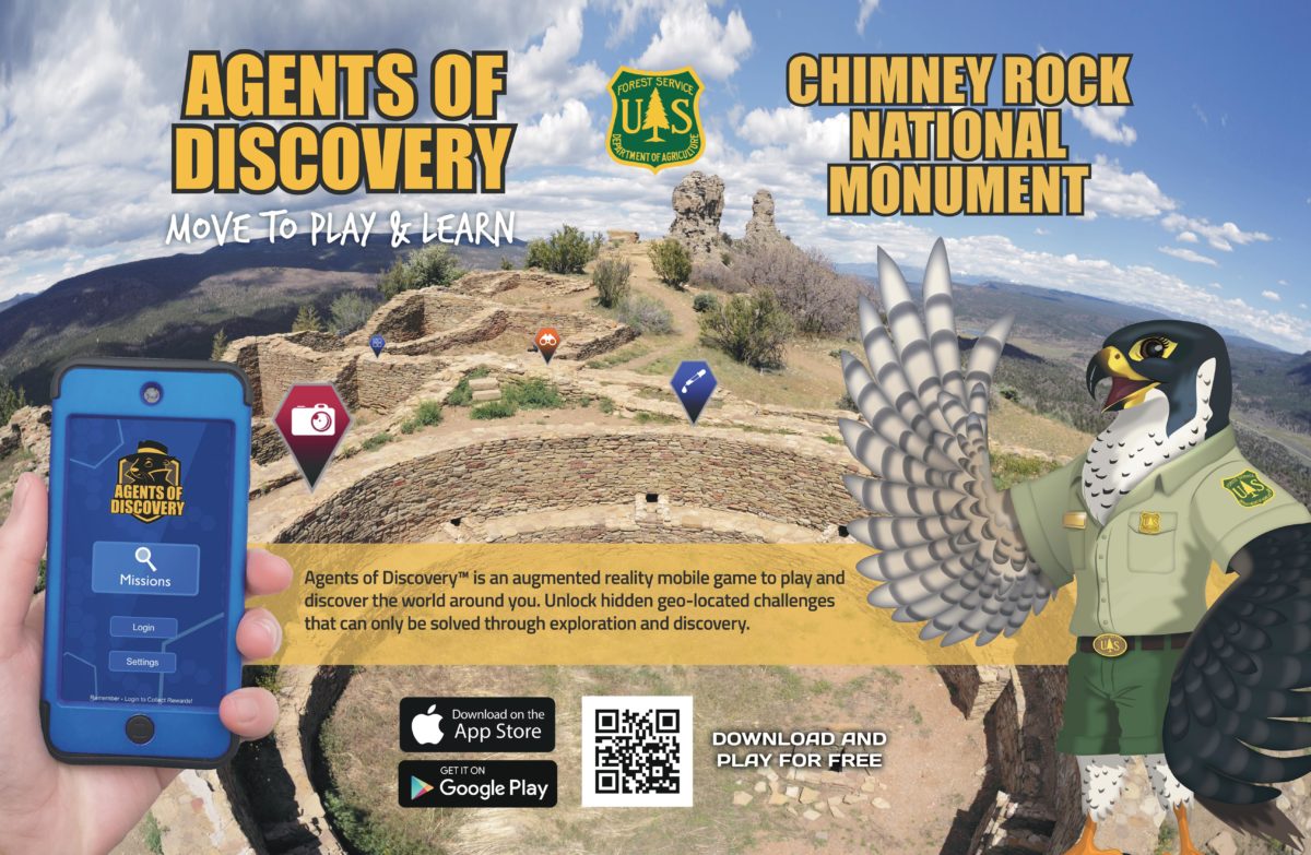Discovery poster horizontal Chimney Rock National Monument