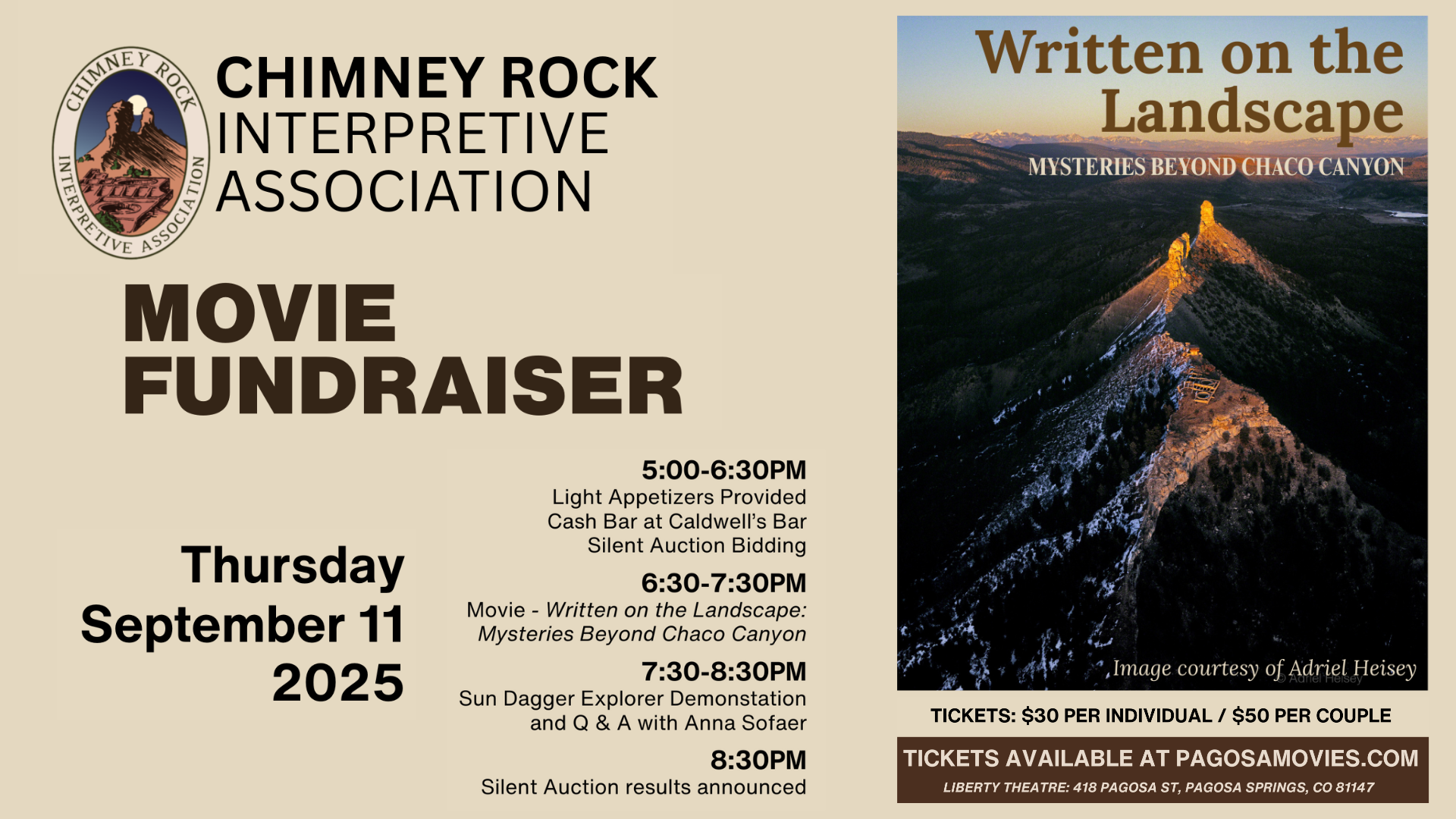 Movie Fundraiser Information