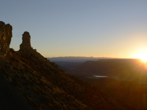 Sunrise at CR Sunrise at Chimney Rock